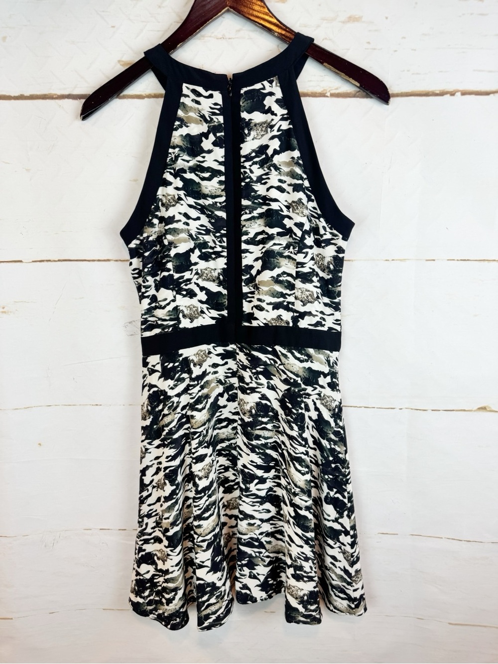 Parker | Tidal Camo Halter Mini Dress, M NWT - Picture 13 of 14